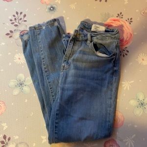 Cosmic Blue Love Girlfriend Jeans